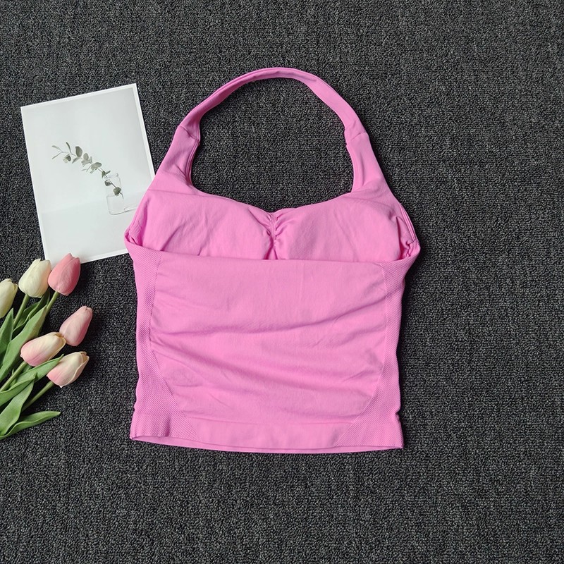 Top Halter sin costuras para m - Suspender Tank Top reseña y precio