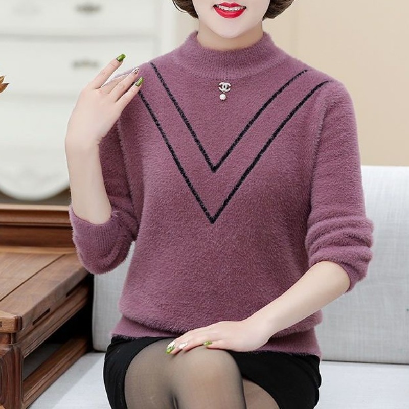 Suéter de manga larga con cuel - Undershirt Crew Neck reseña y precio